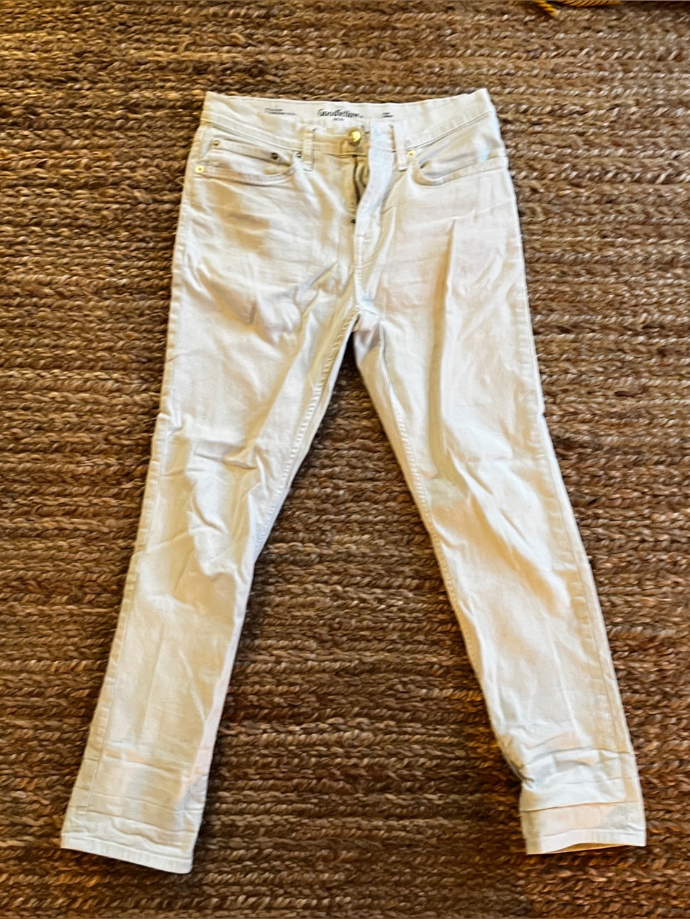 Goodfellow & Co Off-White Slim Jeans